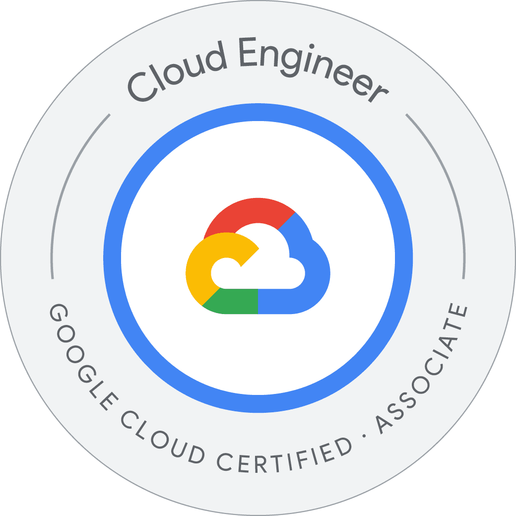 Google Cloud Certified Associate Cloud Engineer badge