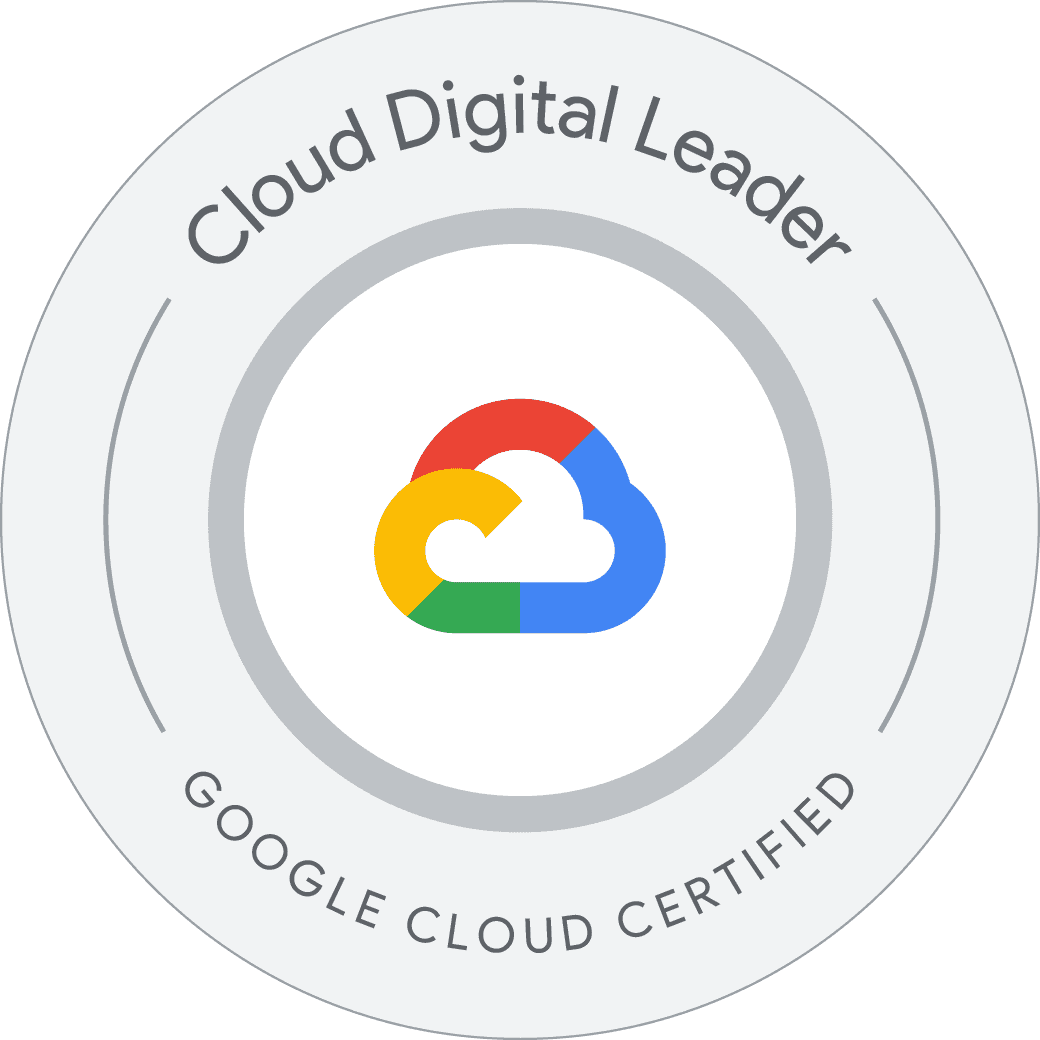 Google Cloud Certified Cloud Digital Leader badge